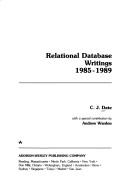 Relational database writings 1985-1989