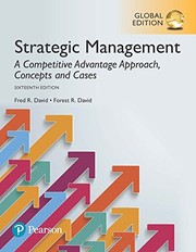 Strategic management concepts and cases ; a competitive advantage approach