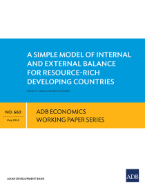 A simple model of internal and external balance for resource-rich Developing Countries