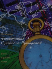 Fundamentals of operations management