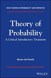 Theory of probability a critical introductory treatment