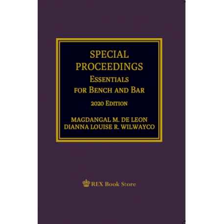 Special proceedings essentials for bench and bar