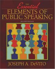 The essential elements of public speaking
