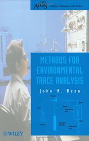 Methods for environmental trace analysis