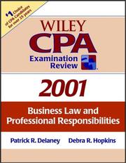 Wiley CPA examination review 2001 business law and professional responsibilites