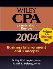 Wiley CPA examination Review 2004 concepts business environment and concepts