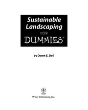 Sustainable landscaping for dummies
