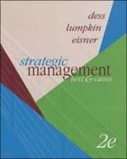 Strategic management text and cases
