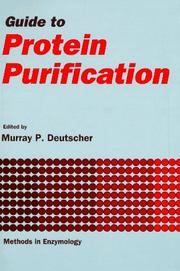 Methods in enzymology volume 182 guide to protein purification.