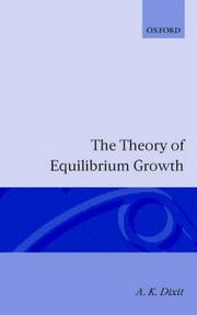 The theory of equilibrium growth