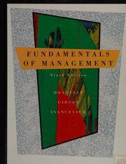 Fundamentals of management