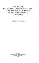 The state, economic transformation, and political change in the Philippines, 1946-1972