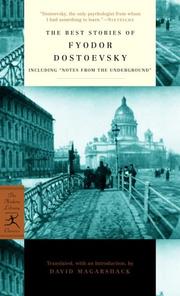 The best stories of Fyodor Dostoevsky