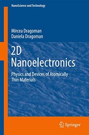 2D nanoelectronics physics and devices of atomically thin materials