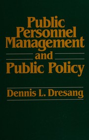 Public personnel management and public policy