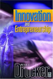 Innovation and entrepreneurship practice and principles
