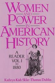 Women and power in American history: a reader