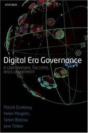 Digital era governance IT corporations, the state, and E-government [electronic resource]
