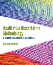 Qualitative dissertation methodology a guide for research design and methods