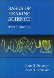 Bases of hearing science
