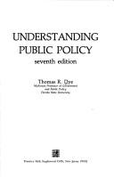 Understanding public policy.