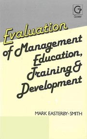 Evaluation of management education, training, and development