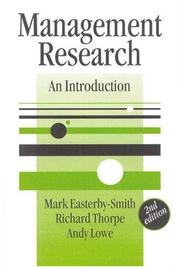 Management research an introduction