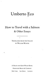 How to travel with a salmon and other essays