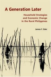 A generation later household strategies and economic change in the rural Philippines