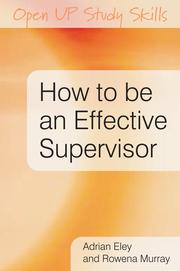 How to be an effective supervisor best practices in research student supervision