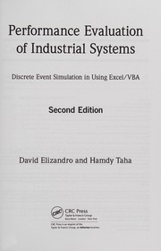 Performance evaluation of industrial systems discrete event simulation in using Excel/VBA