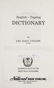 English-Tagalog dictionary