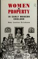 Women and property in early modern England
