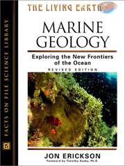 Marine geology exploring the new frontiers of the ocean
