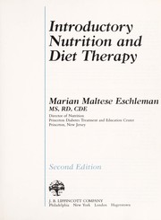 Introductory nutrition and diet therapy