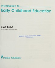 Introduction to early childhood education