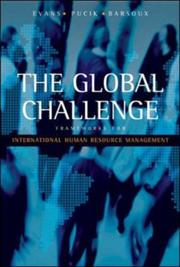 The global challenge international human resource management