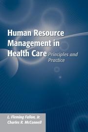 Human resource management in health care principles and practice