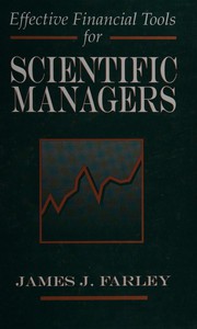 Effective financial tools for scientific managers
