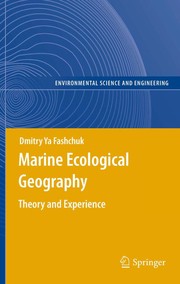 Marine ecological geography theory and experience