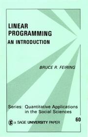 Linear programming an introduction