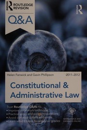 Constitutional & administrative law 2011-2012