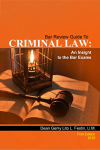 Bar review guide to criminal law an insight to the bar exams