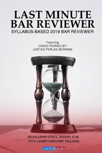 Last minute bar reviewer syllabus-based 2019 bar reviewer