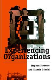 Experiencing organizations