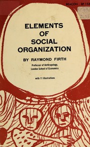 Elements of social organization
