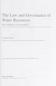 The law and governance of water resources the challenge of sustainability