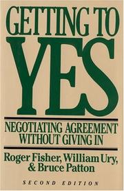 Getting to yes negotiating agreement without giving in.