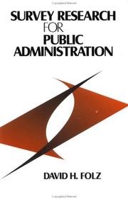 Survey research for public administration
