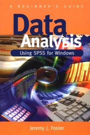Data analysis using SPSS for Windows a beginner's guide